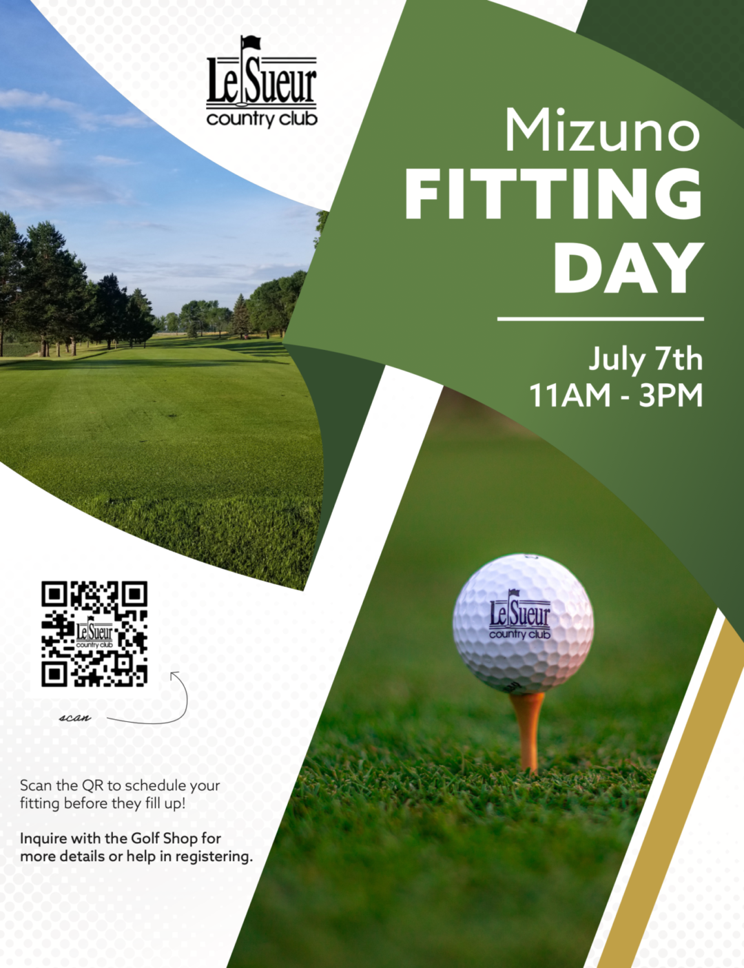 Mizuno Fitting Day Le Sueur Country Club